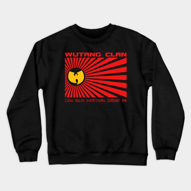 wutang - c.r.e.a.m Crewneck Sweatshirt by menarikjanda